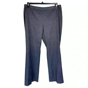 Brooks Brothers Pants Womens 12 Gray Lucia Fit 100% Wool Dress Trousers Office